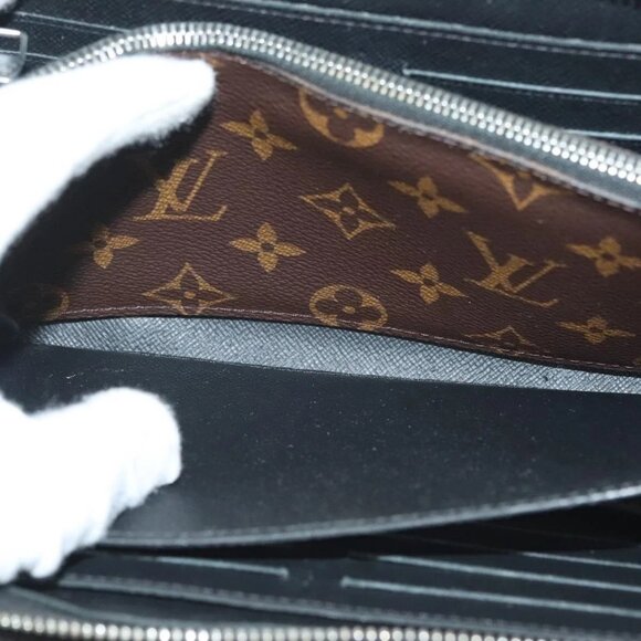 LOUIS VUITTON Monogram Macassar Zippy XL Long Wallet M61506 LV Auth 140217 - Picture 12 of 16